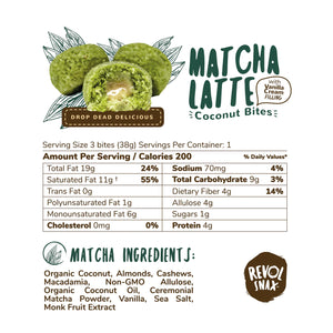 
            
                Load image into Gallery viewer, Revol Snax Bites - Matcha Latte
            
        