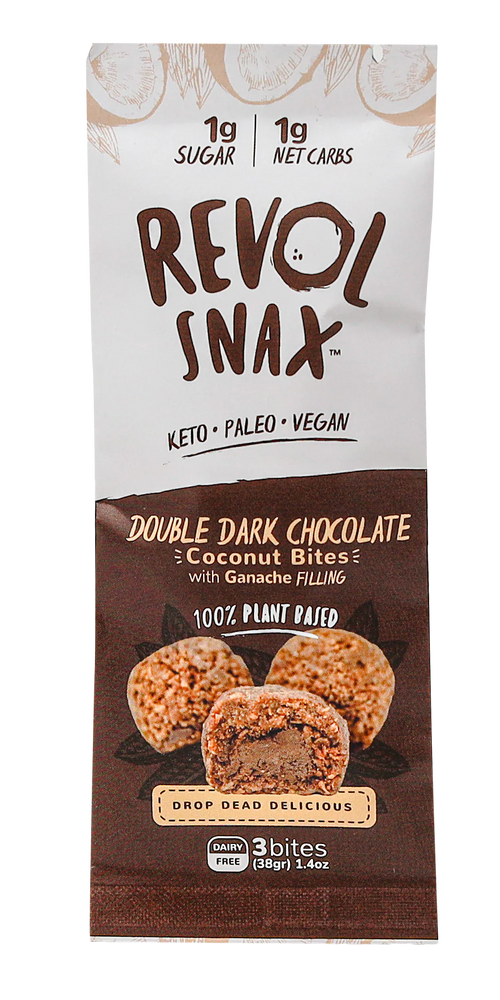 Revol Snax Bites - Double Dark Chocolate
